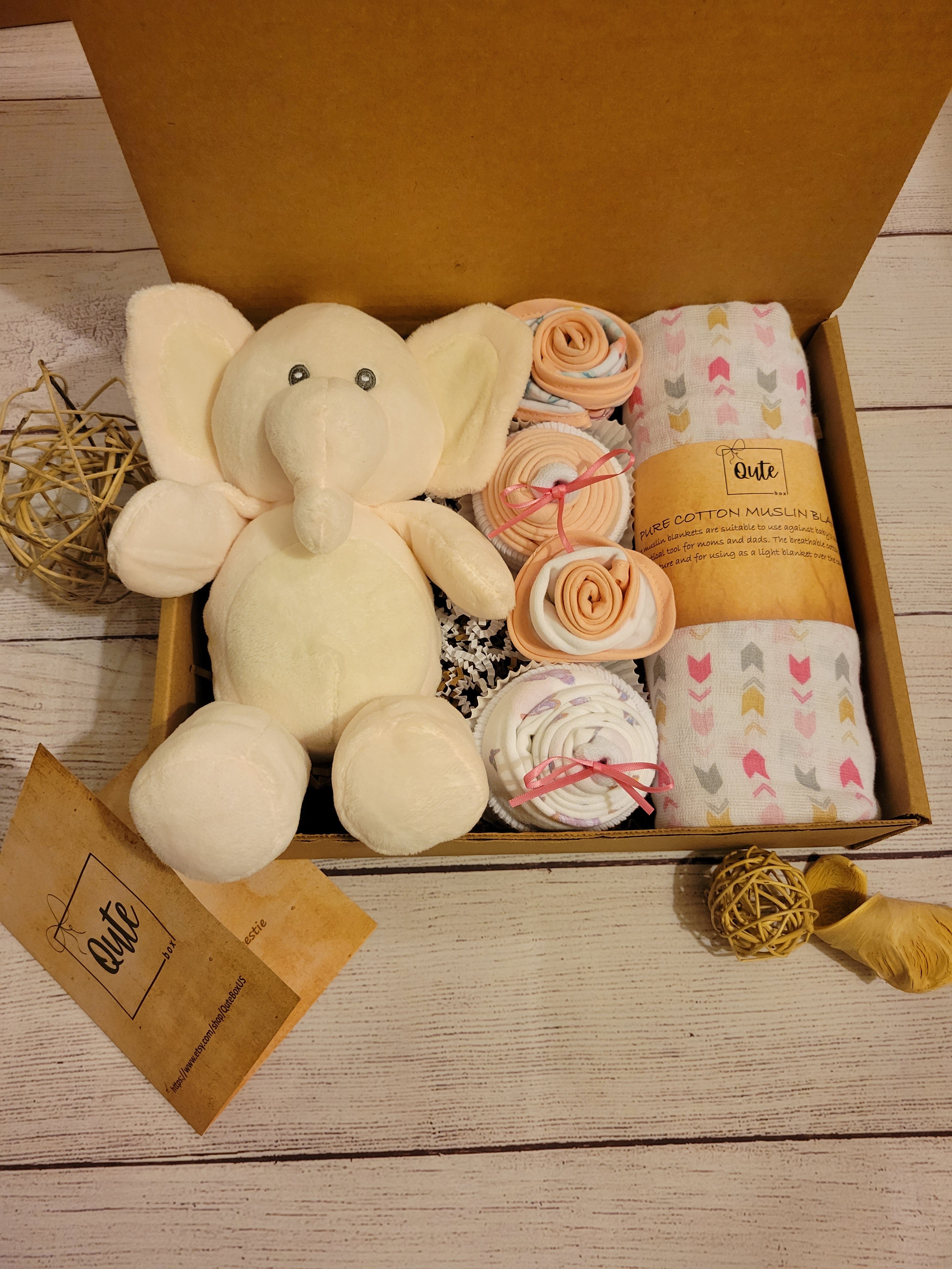Cute Elephant Design New BABY GIFT HAMPER New Parent Gift Box Unisex  Present for Baby and Parents - Etsy