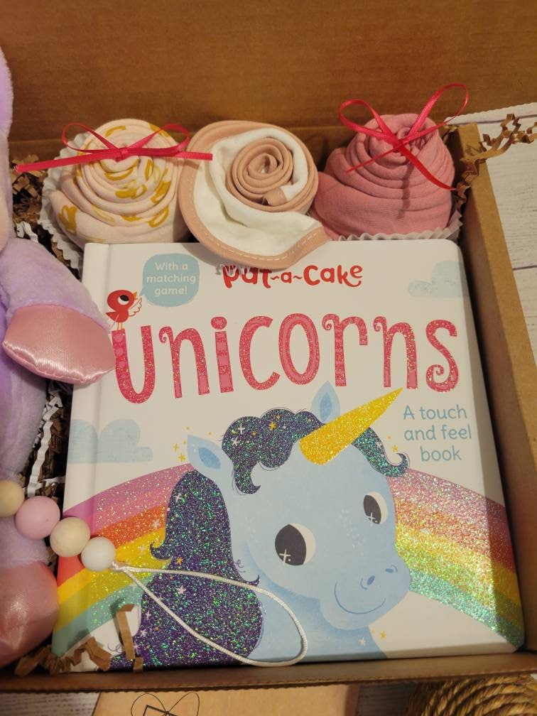 Qute Unicorn baby girl gift box