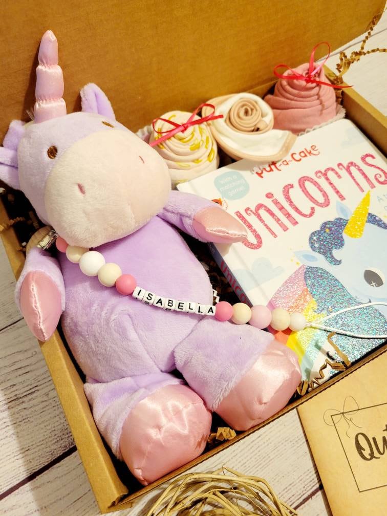 Qute Unicorn baby girl gift box