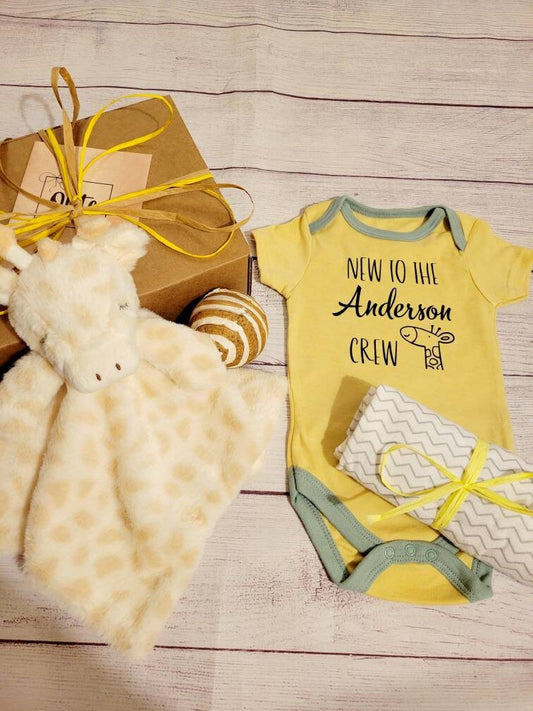 Qute unisex / gender neutral baby Giraffe gift box